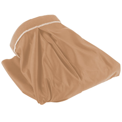 Váy bàn xếp ly nơ Snap Drape Wyndham 4 m x 74 cm màu nâu gỗ đàn kèm kẹp Velcro