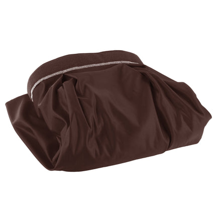 Váy bàn xếp ly nơ bướm Snap Drape Wyndham 5,3 x 0,74 m màu nâu kèm kẹp Velcro