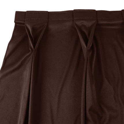 Váy bàn xếp ly nơ bướm Snap Drape Wyndham 5,3 x 0,74 m màu nâu kèm kẹp Velcro