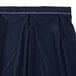 Váy bàn xếp ly nơ Snap Drape Wyndham 5,3 m x 74 cm màu xanh navy, kẹp Velcro, 5412EG29W3-011