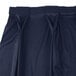 Váy bàn xếp ly nơ Snap Drape Wyndham 5,3 m x 74 cm màu xanh navy, kẹp Velcro, 5412EG29W3-011