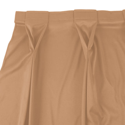 Váy phủ bàn Snap Drape Wyndham 5412EG29W3-049 xếp li nơ màu gỗ đàn hương 5,3 m x 74 cm kèm kẹp Velcro
