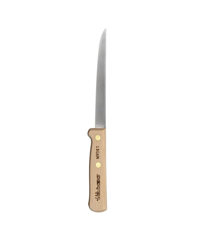 Dao Rút Xương Cứng Hẹp Dexter Russell 13G6N 15.2 cm Cán Gỗ Sồi, Thép Carbon