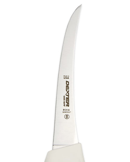 Dexter Russell S131-6PCP SANI-SAFE® Dao Rọc Xương 15.2 cm Cán Polypropylene Trắng, Thép Carbon
