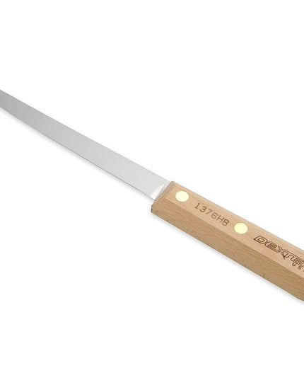 Dao Rọc Xương Giăm Bông Dẻo Dexter Russell 1376HB 15.2 cm Cán Gỗ Sồi Thép Carbon
