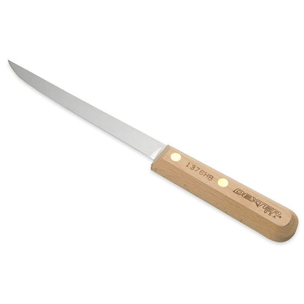 Dao Rọc Xương Giăm Bông Dẻo Dexter Russell 1376HB 15.2 cm Cán Gỗ Sồi Thép Carbon
