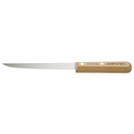 Dao Rọc Xương Giăm Bông Dẻo Dexter Russell 1376HB 15.2 cm Cán Gỗ Sồi Thép Carbon