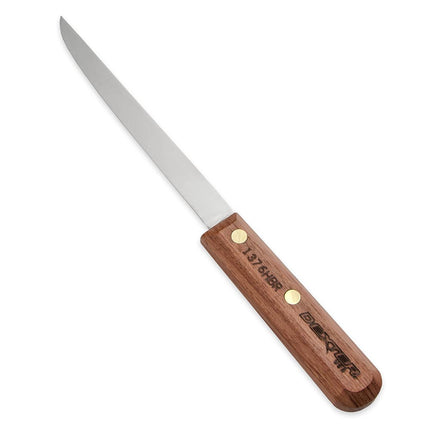Dexter Russell 1376HBR Dao Rút Xương Giăm Bông Mềm 15.2 cm Cán Gỗ Hồng Mộc, Thép Carbon