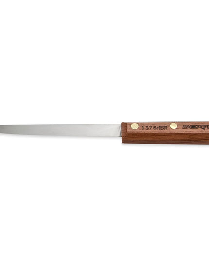 Dexter Russell 1376HBR Dao Rút Xương Giăm Bông Mềm 15.2 cm Cán Gỗ Hồng Mộc, Thép Carbon