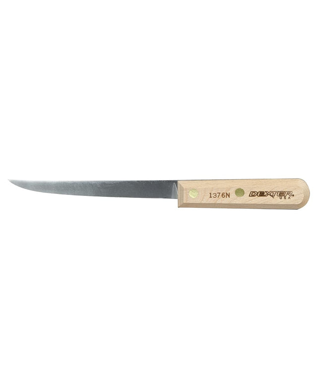 Dao Rọc Xương Hẹp Dexter Russell 1376N 15.2 cm Cán Gỗ Sồi Thép Carbon