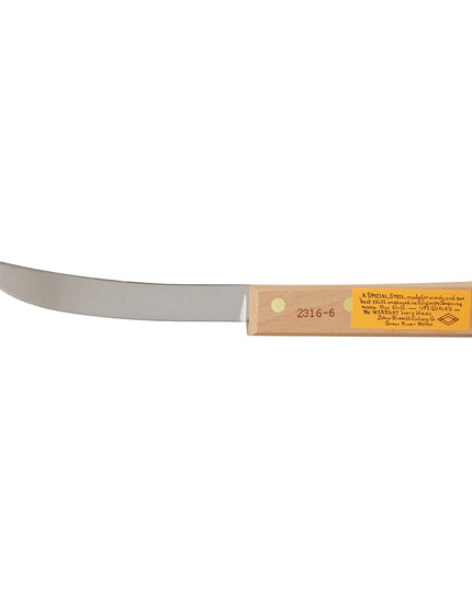 Dexter Russell 2316-6 Dao Rọc Xương Lưỡi Hẹp Cứng 15.2 cm Cán Gỗ Sồi, Thép Carbon