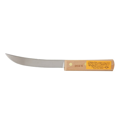 Dexter Russell 2316-6 Dao Rọc Xương Lưỡi Hẹp Cứng 15.2 cm Cán Gỗ Sồi, Thép Carbon