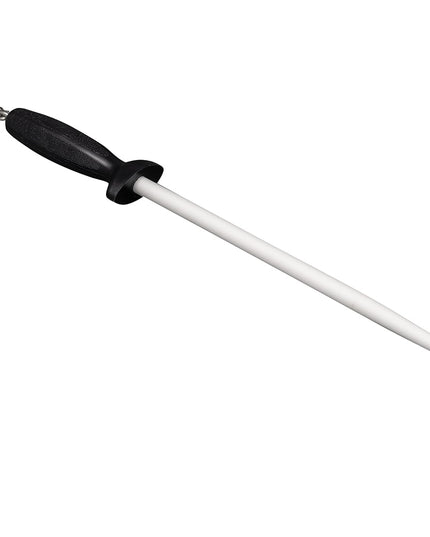 Dexter Russell P8 8" Ceramic Sharpener w/ Polypropylene Black Handle