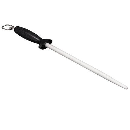 Dexter Russell P8 8" Ceramic Sharpener w/ Polypropylene Black Handle