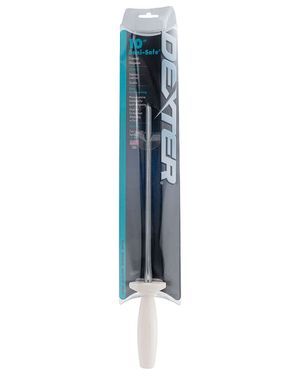 Dụng Cụ Mài Dao Kim Cương Dexter Russell DDS-10PCP SANI-SAFE® 25.4 cm Tay Cầm Polypropylene Trắng