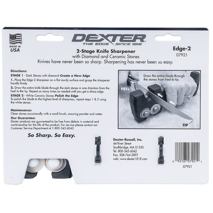 Máy Mài Dao Cầm Tay Dexter Russell EDGE-2 Đá Kim Cương & Gốm