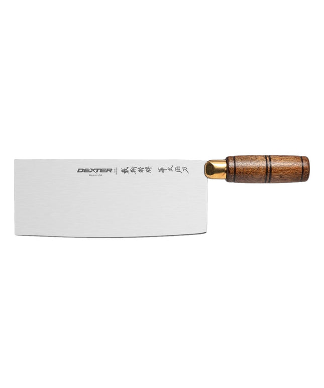 Dao Phay Trung Hoa Dexter Russell S5198PCP 20.3 cm Cán Gỗ Cứng Thép Cacbon Cao