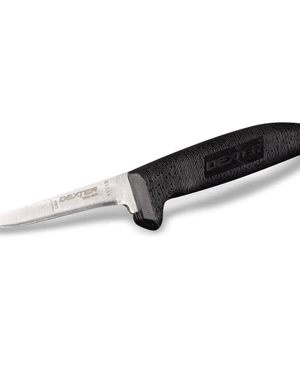 Dao Xẻ Lỗ Thông Dexter Russell P153HG 8.3 cm Cán Cao Su Mềm Đen Thép Carbon