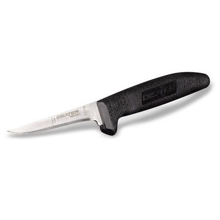 Dao Xẻ Lỗ Thông Dexter Russell P153HG 8.3 cm Cán Cao Su Mềm Đen Thép Carbon