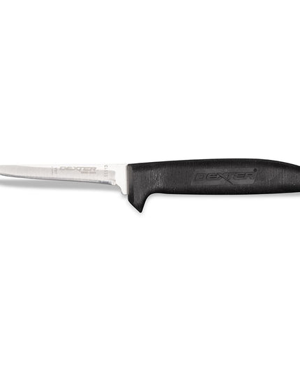 Dao Xẻ Lỗ Thông Dexter Russell P153HG 8.3 cm Cán Cao Su Mềm Đen Thép Carbon