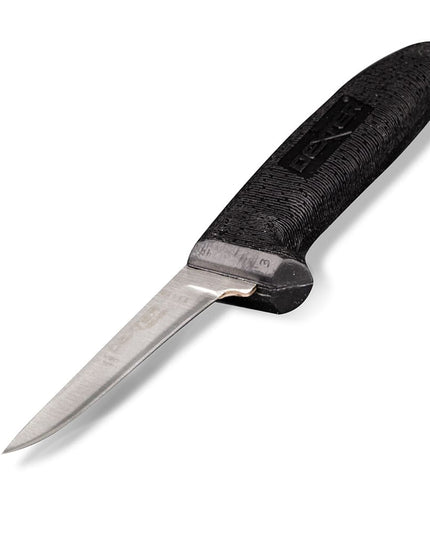 Dao Xẻ Lỗ Thông Dexter Russell P153HG 8.3 cm Cán Cao Su Mềm Đen Thép Carbon