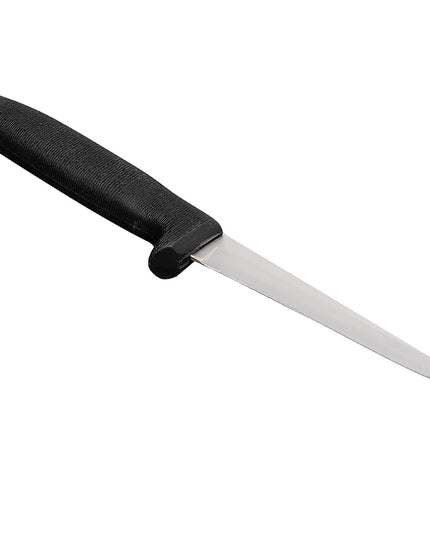 Dexter Russell P154HG 4 1/2" Boning Knife w/ Soft Black Rubber Handle, High Carbon Steel