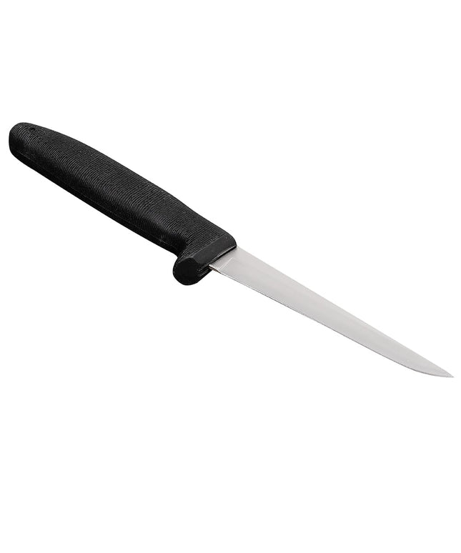 Dexter Russell P154HG 4 1/2" Boning Knife w/ Soft Black Rubber Handle, High Carbon Steel