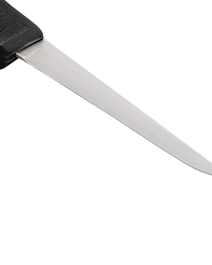 Dexter Russell P154HG 4 1/2" Boning Knife w/ Soft Black Rubber Handle, High Carbon Steel