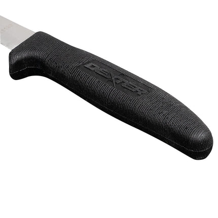 Dexter Russell P154HG 4 1/2" Boning Knife w/ Soft Black Rubber Handle, High Carbon Steel
