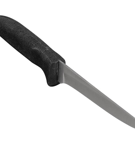 Dexter Russell P155WHG 5" Boning Knife w/ Soft Black Rubber Handle, Carbon Steel
