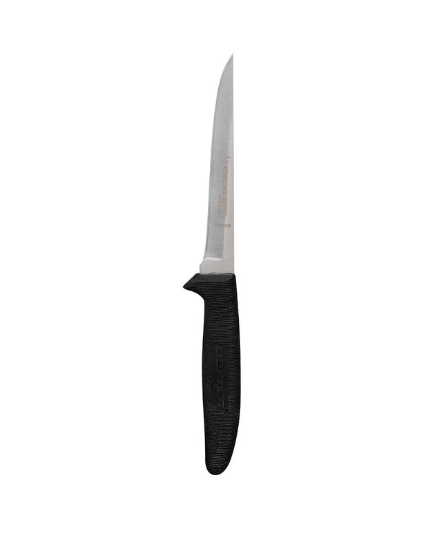 Dexter Russell P155WHG 5" Boning Knife w/ Soft Black Rubber Handle, Carbon Steel