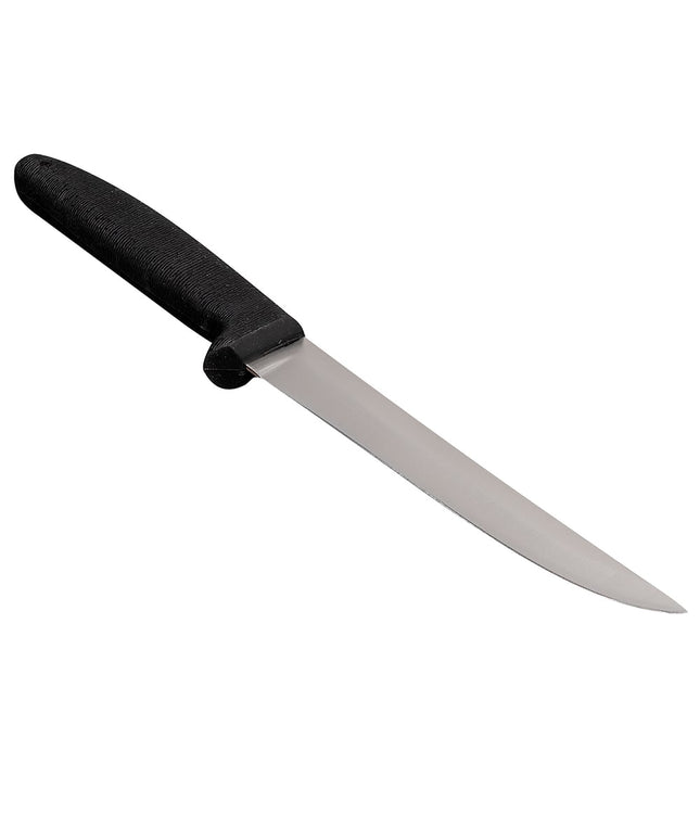 Dexter Russell P156HG 6" Boning Knife w/ Soft Black Rubber Handle, Carbon Steel
