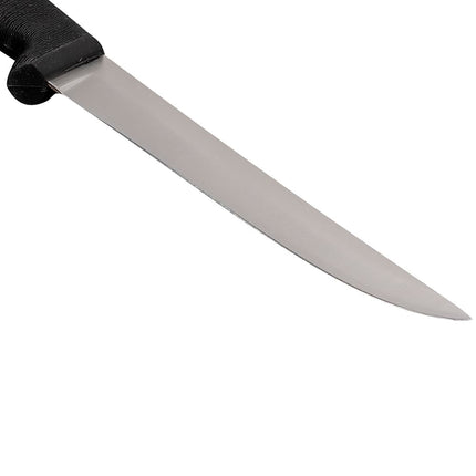 Dexter Russell P156HG 6" Boning Knife w/ Soft Black Rubber Handle, Carbon Steel