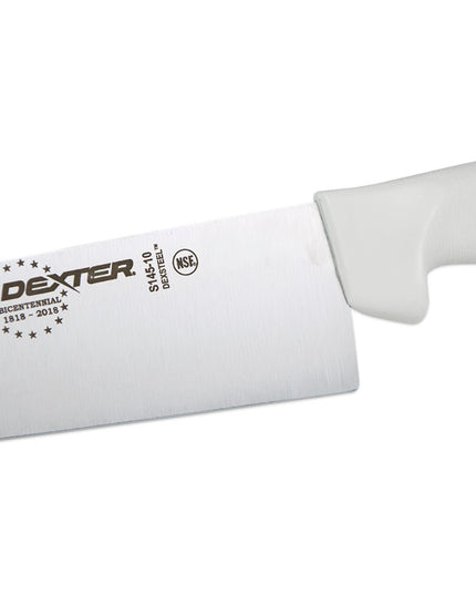 Dao Đầu Bếp Dexter Russell S145-10PCP SANI-SAFE® 25.4 cm Cán Polypropylene Trắng Thép Carbon
