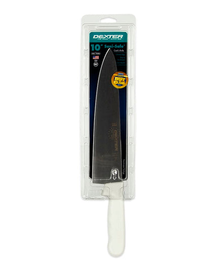 Dao Đầu Bếp Dexter Russell S145-10PCP SANI-SAFE® 25.4 cm Cán Polypropylene Trắng Thép Carbon