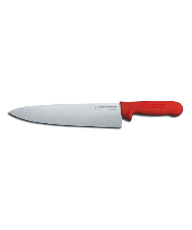 Dao Đầu Bếp Dexter Russell S145-10R-PCP SANI-SAFE® 25.4cm Tay Cầm Polypropylene Đỏ Thép Carbon