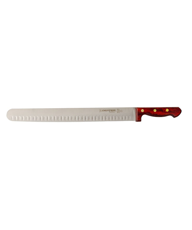 Dao Thái Thịt Nướng Dexter Russell 40D-14W-PCP 35.6 cm Cán Gỗ Hồng Mộc Thép Carbon