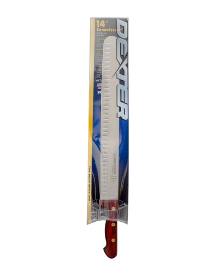 Dao Thái Thịt Nướng Dexter Russell 40D-14W-PCP 35.6 cm Cán Gỗ Hồng Mộc Thép Carbon