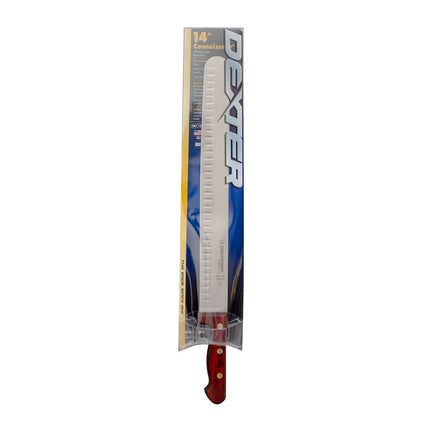 Dao Thái Thịt Nướng Dexter Russell 40D-14W-PCP 35.6 cm Cán Gỗ Hồng Mộc Thép Carbon