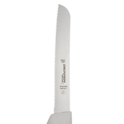Dao Cắt Bánh Mì Dexter Russell S162-8SC-PCP SANI-SAFE® 20.3 cm Cán Polypropylene Trắng Thép Carbon