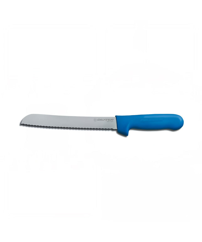 Dao Cắt Bánh Mì Dexter Russell S162-8SCC-PCP SANI-SAFE® 20.3 cm Tay Cầm Polypropylene Xanh Dương Thép Carbon