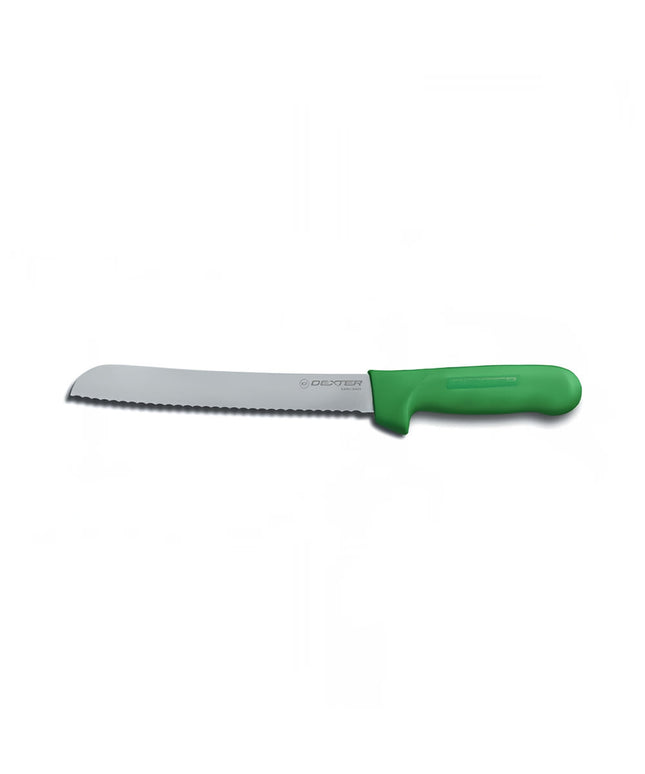 Dao Cắt Bánh Mì Dexter Russell S162-8SCG-PCP SANI-SAFE® 20.3 cm Cán Polypropylene Xanh Lá Thép Carbon