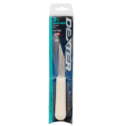 Dao Gọt SANI-SAFE® Dexter Russell S107PCP 8.3 cm Cán Polypropylene Trắng Thép Carbon