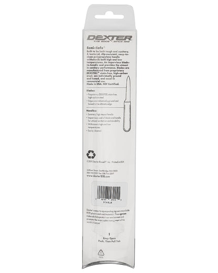 Bộ Dao Gọt SANI-SAFE® Dexter Russell S104C-PCP 8.3 cm Cán Polypropylene Xanh Thép Carbon