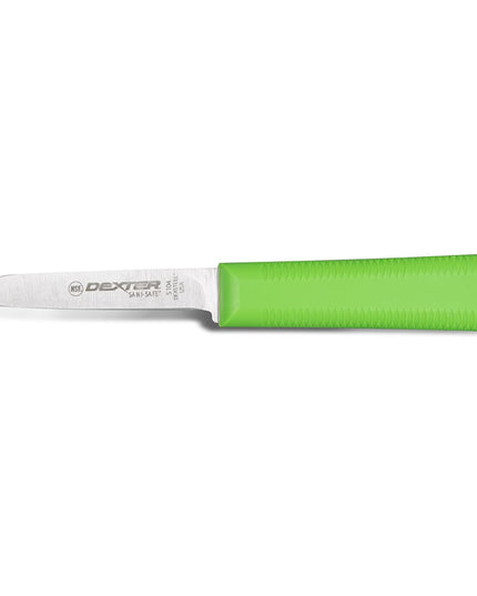 Bộ Dao Gọt SANI-SAFE® Dexter Russell S104G-PCP 8.3 cm Cán Polypropylene Xanh Lá Thép Carbon