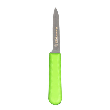 Bộ Dao Gọt SANI-SAFE® Dexter Russell S104G-PCP 8.3 cm Cán Polypropylene Xanh Lá Thép Carbon