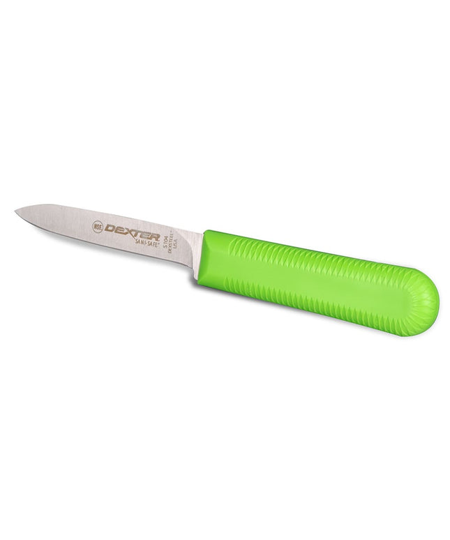 Bộ Dao Gọt SANI-SAFE® Dexter Russell S104G-PCP 8.3 cm Cán Polypropylene Xanh Lá Thép Carbon