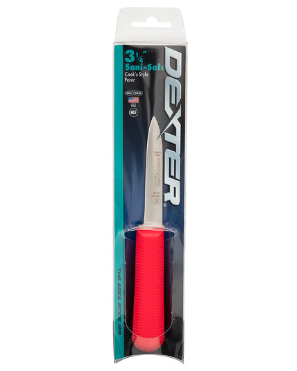 Bộ Dao Gọt Dexter Russell S104R-PCP SANI-SAFE® 8.3 cm Cán Polypropylene Đỏ Thép Carbon