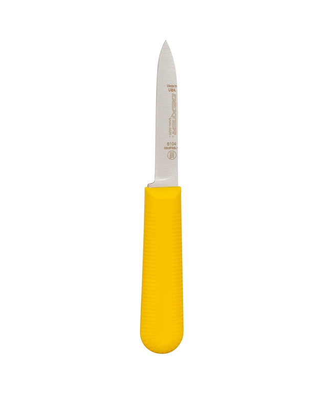 Bộ Dao Gọt Hoa Quả Dexter Russell S104Y-PCP SANI-SAFE® 8.3 cm Cán Polypropylene Vàng Thép Carbon