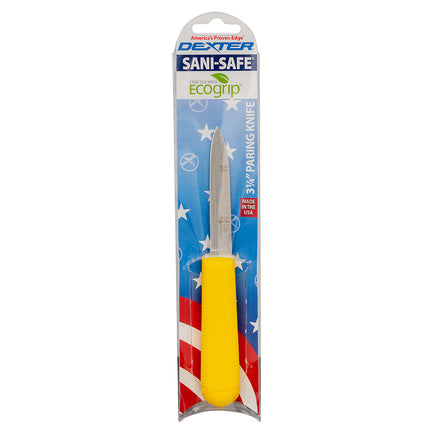 Bộ Dao Gọt Hoa Quả Dexter Russell S104Y-PCP SANI-SAFE® 8.3 cm Cán Polypropylene Vàng Thép Carbon